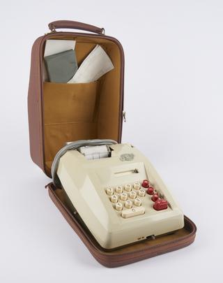 Electric adding machine, 1965