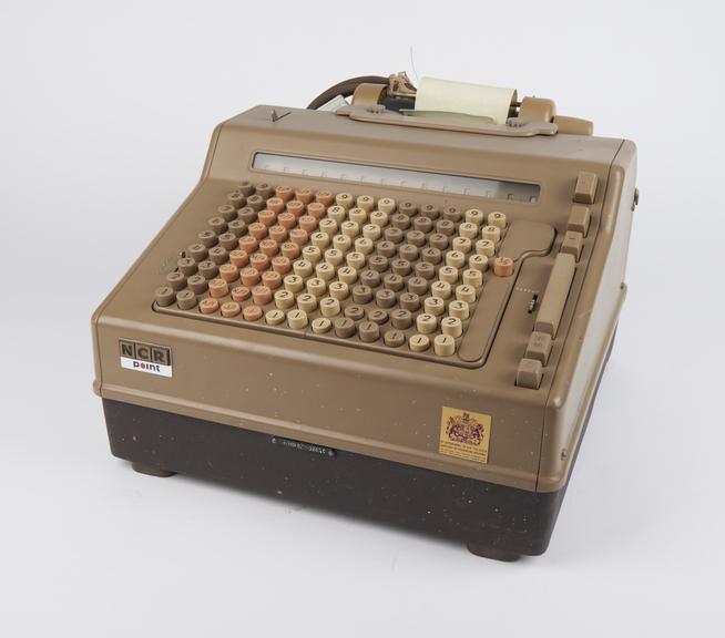 NCR electromechanical printing calculator, Point' model