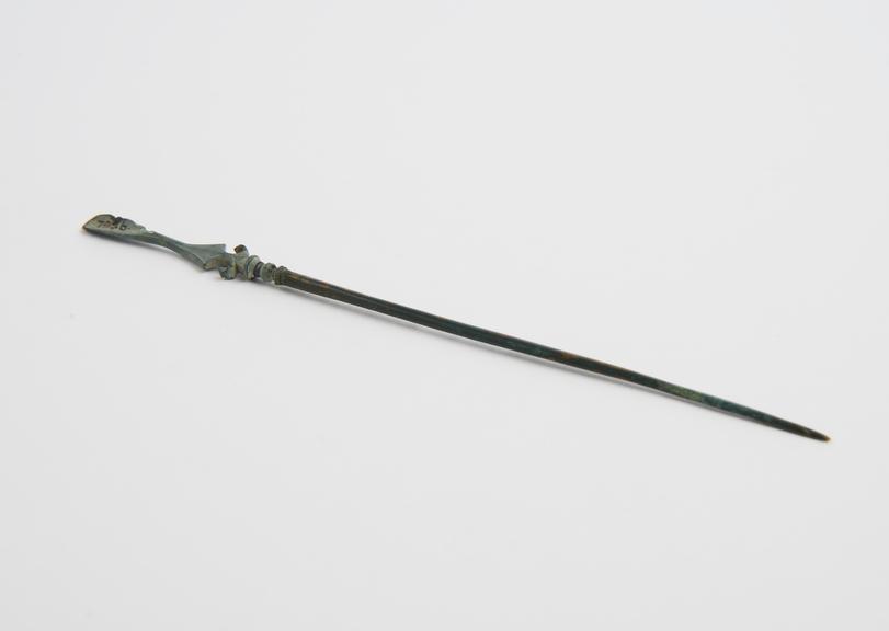Scoop and probe combined, copy of a Roman one, brass