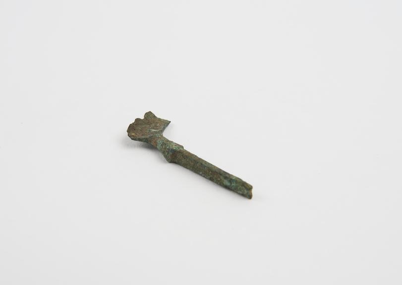 Part of spatula(?), bronze, Roman(?), 199BC-500AD