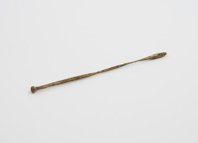 Olive-ended, bronze, Romnan, found at Peronne