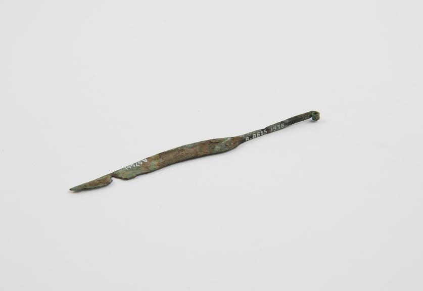 Knife, bronze, Roman