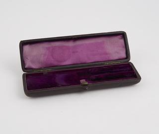 Leather covered case for ophthalmoscope