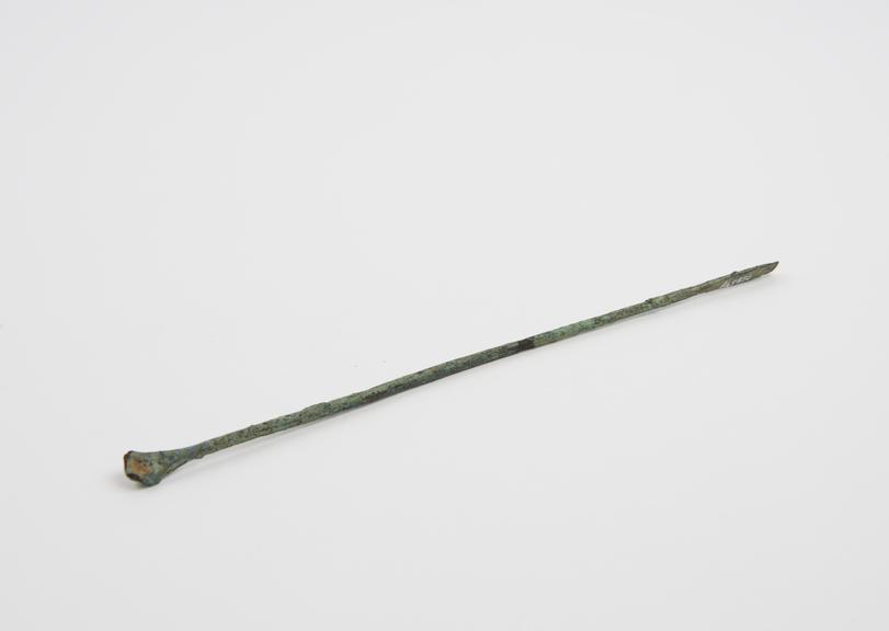 Combined scoop and spatula, bronze, Etruscan