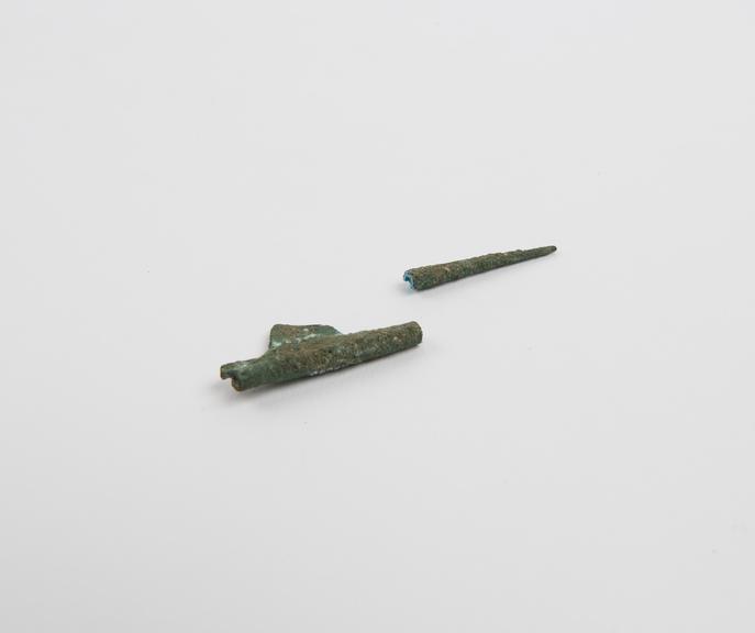 Part of fibula brooch(?), bronze, Roman(?), 500BC-500AD