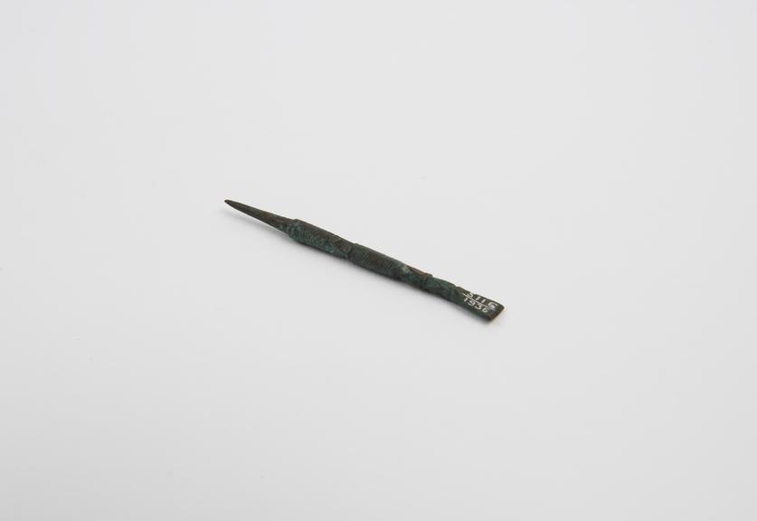 Small stylus, bronze, decorated, Scalzi collection, Roman