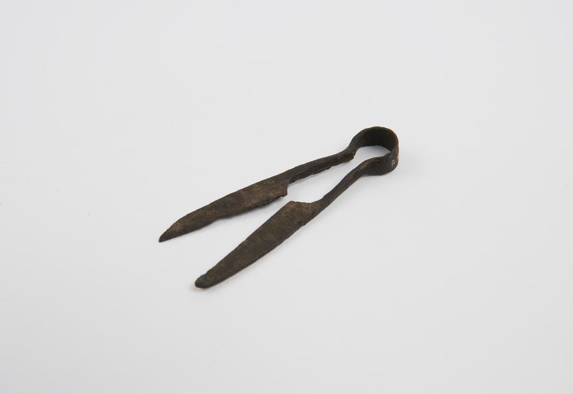 Iron shears, dup up in town ditch, Minories, Whitechapel