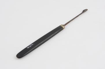 Steel and ebony dental tool, 1851-1900