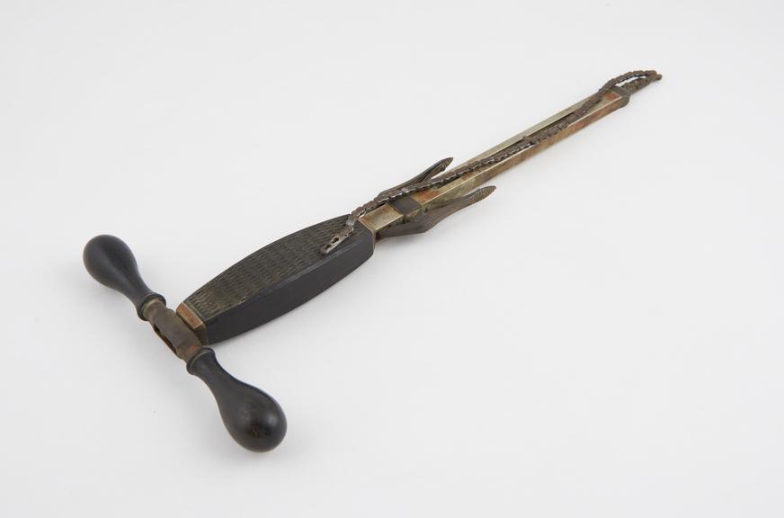 Ecraseur, Chassaignae, metal and ebony, possibly French