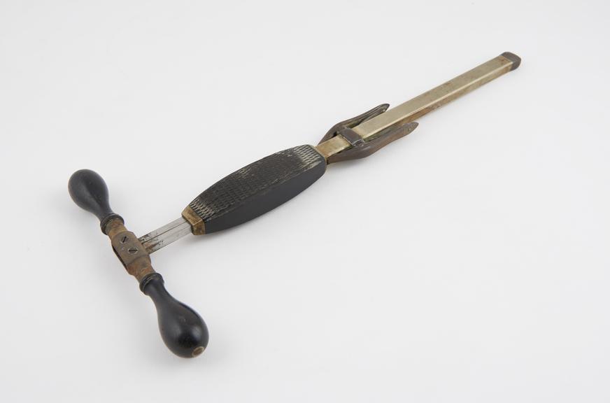 Ecraseur, Chassaignae, metal and ebony, possibly French