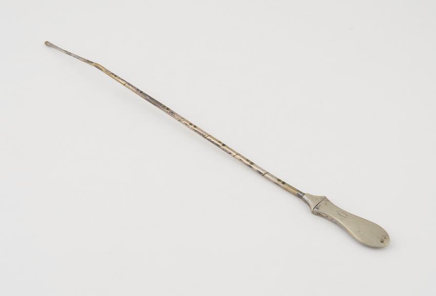 Sound, uterine, Simpson, metal, nickel plated, by S