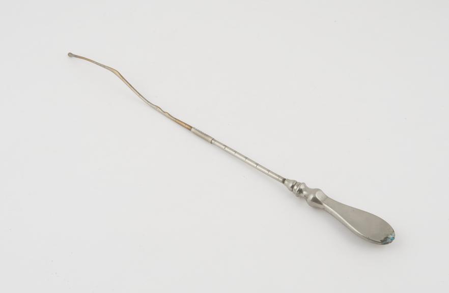 Sound, uterine, metal, nickel plated, 1880-1920