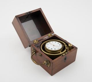 Chronometer: 'Arnold 488', in mahogany carrying case