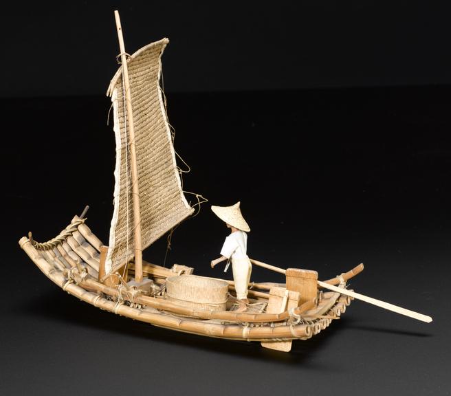 Model of surf-raft | Science Museum Group Collection
