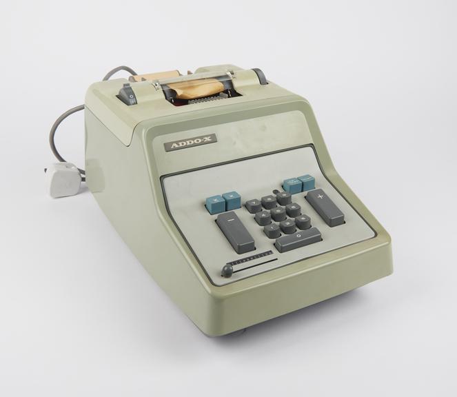 Addo-X electric printing adding machine, model 154