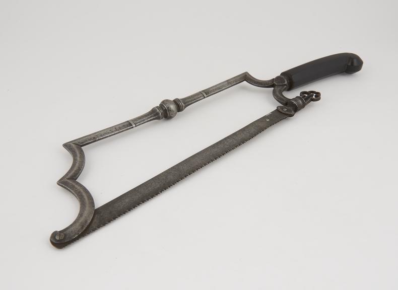 Ornate bow-trane amputaion saw, by Bonneels, c. 1700