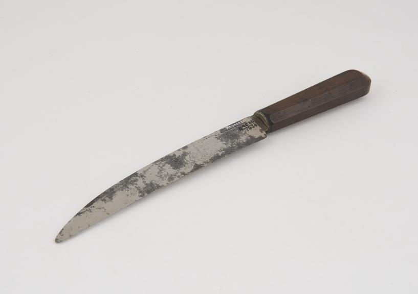 Amputation knife by Stodart, c. 1800