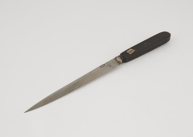 Amputation knife, catlin, steel and ebony, by S