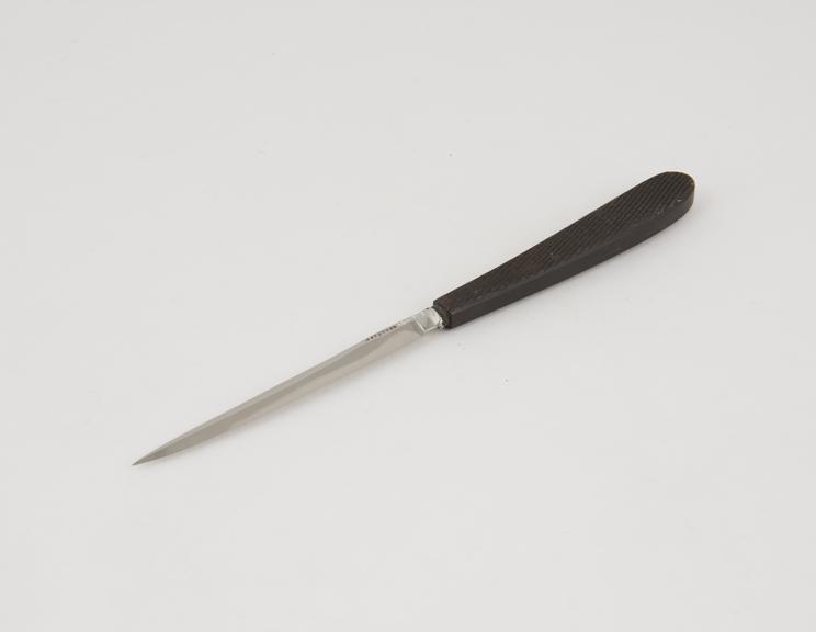 Catlin with wooden handle, by Stodart, English