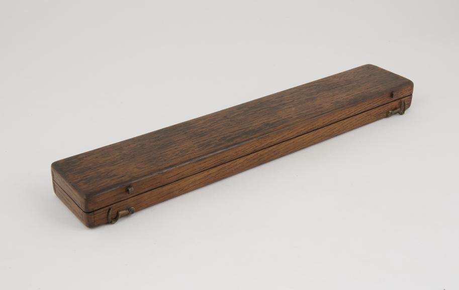 Case for amputation knives, empty, c. 1850