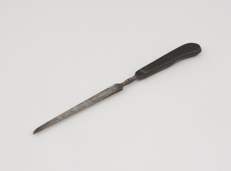 Small metacarpal saw, c. 1880