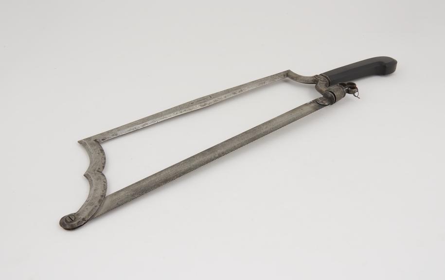 Bow-frame amputation saw by Grangeret, Paris, c. 1750