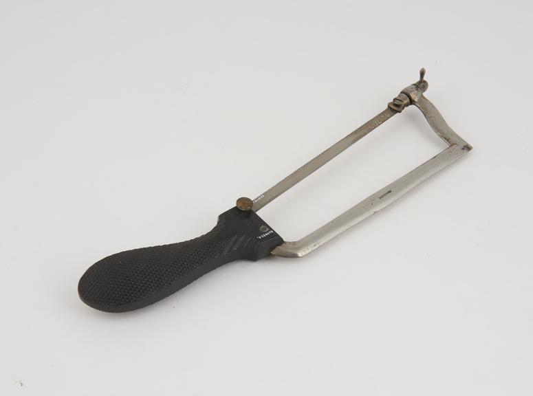 Metacarpal, bow-frame amputation saw by Charriere, c. 1830