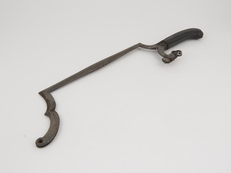 Iron, bow-frame amputation saw, from Hamonic collection, c.1580