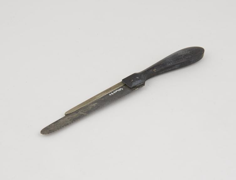 Metacarpals  saw with hinged back, by Charriere, c.1850