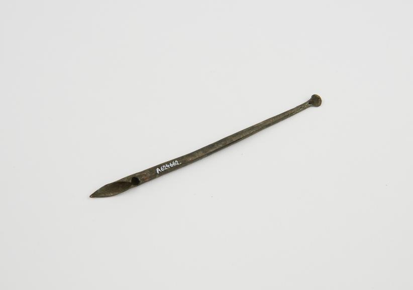 Pen, bronze, Roman (?), 50 BC to 500 AD