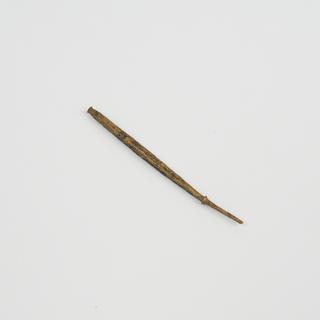 Slender artefact, gold, Roman