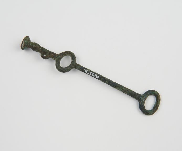 Unidentified bronze handle(?), Roman(?), 199 BC-500 AD