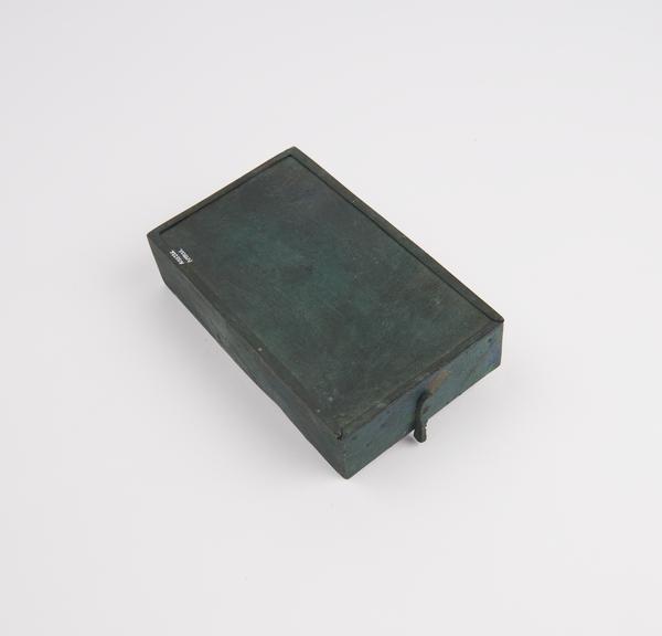 Copy of surgical instrument box, brass, original Roman