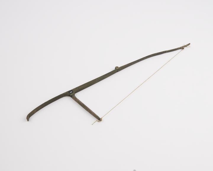 Copy of Roman bow drill for trephining, bronze