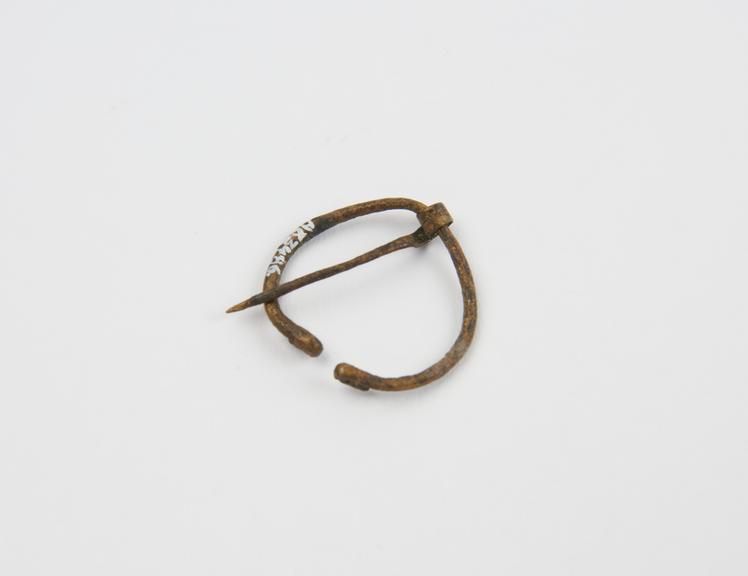 Fibula brooch, bronze, Roman, found in London, 100-500AD