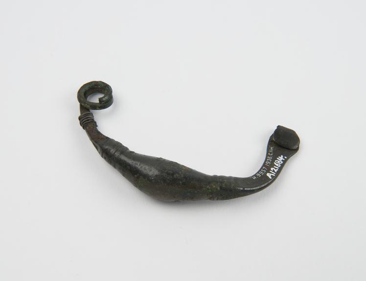 Fibula, military Roman, from Macedonia, bronze