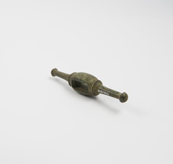 Bronze dagger quillon found at Canterbury, Roman, 50 BC-500 AD