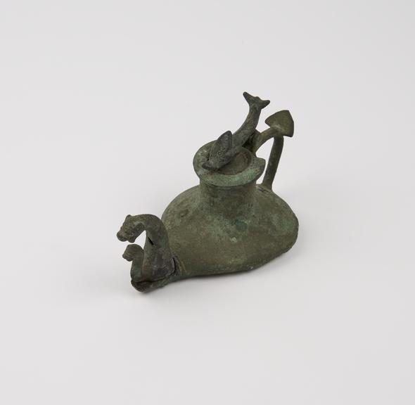 Lamp filler, bronze, ornate, Roman, from Pompeii