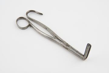 Harelip forceps(?), steel, right-angled blades, fi
