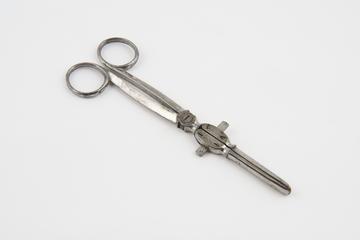 Hare-lip forceps, steel, second half 19th century