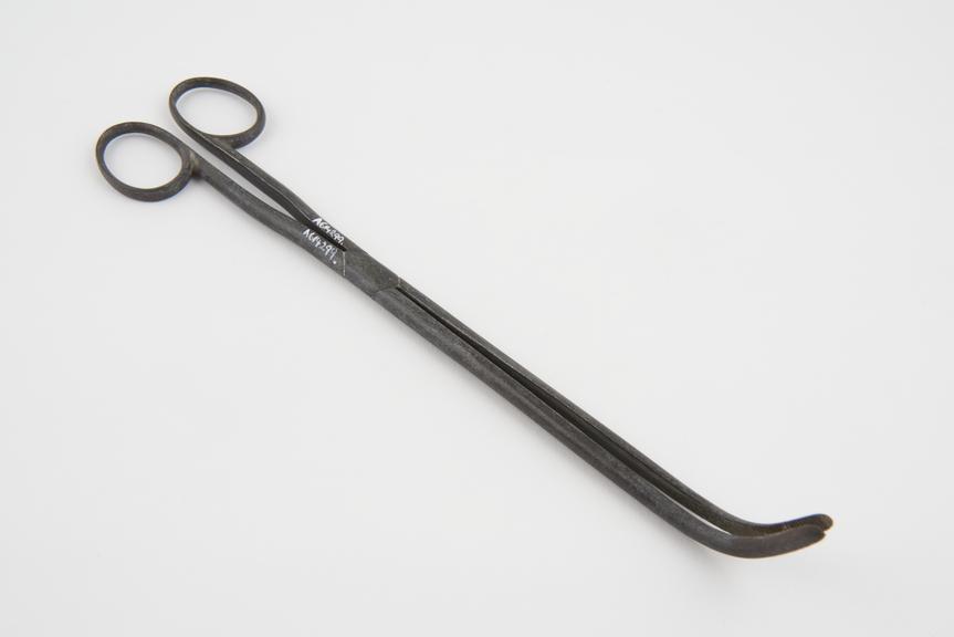 Laryngeal forceps, steel, 1750-1850