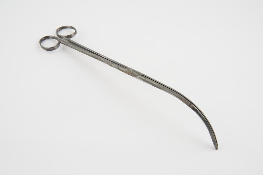 Laryngeal forceps, steel, by Charriere of Paris, c. 1850