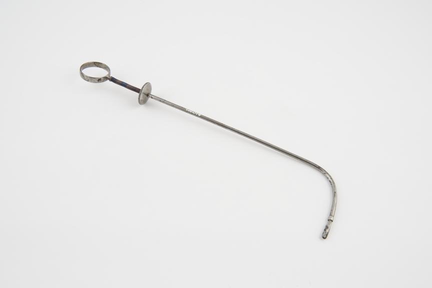 Laryngeal forceps, steel, probably English, 1870-1900