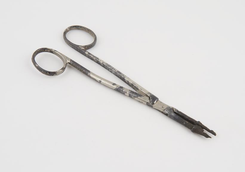 Forceps(?), poor condition, steel, second half 19th century