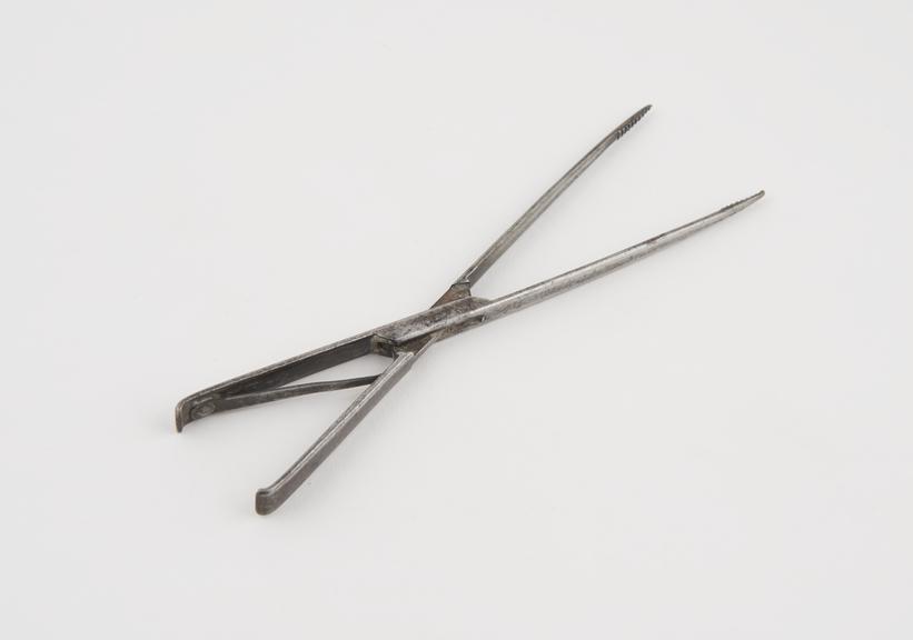 Forceps, steel, 19th century