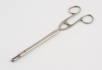 Forceps, steel, nickel plated