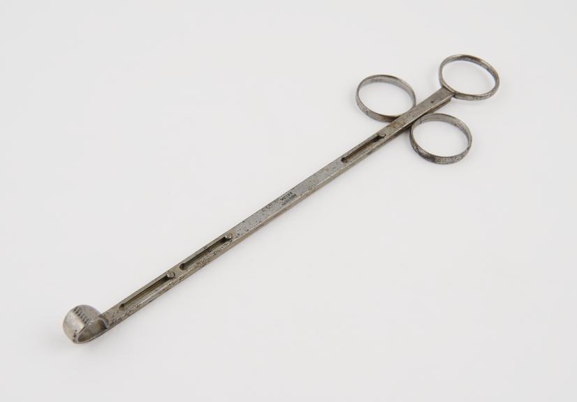 Polypus forceps, (?), steel, by Weiss of London, 19th century