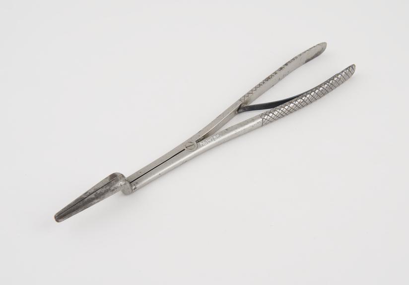 Forceps, steel, 19th century