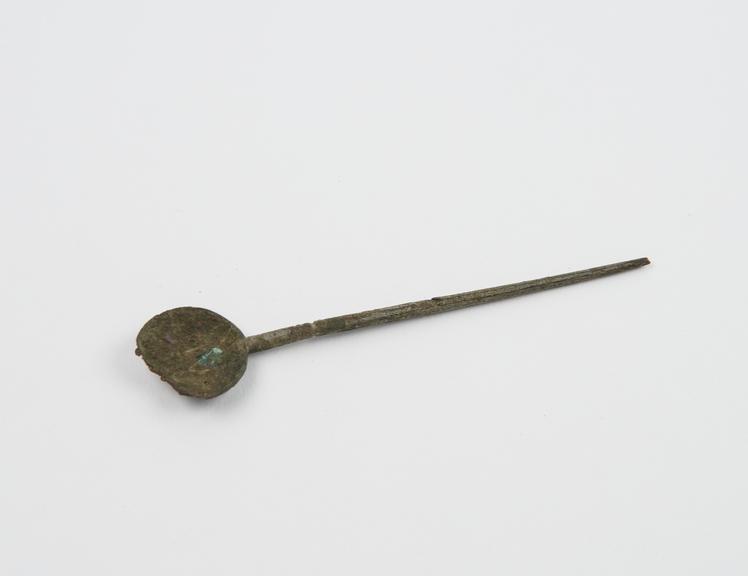 Metal spoon, probably silver