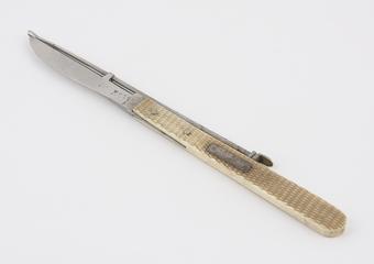 Knife, steel and ivory